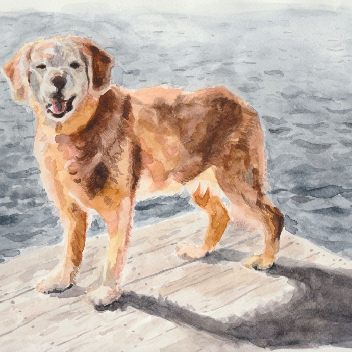"Sally," 9"x12", Watercolour, 2015