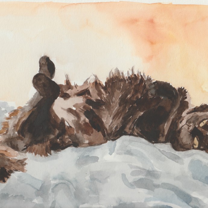 Untitled 9"x12", Watercolour, 2015