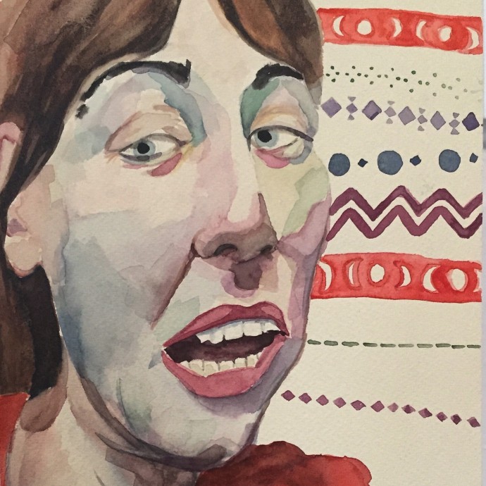 Untitled, Watercolour, 9"x12", 2013.